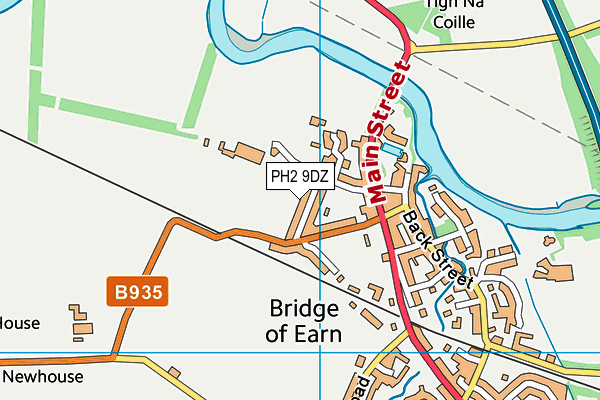 PH2 9DZ map - OS VectorMap District (Ordnance Survey) PH2 9DZ map - OS VectorMap District (Ordnance Survey)