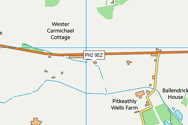 PH2 9EZ map - OS VectorMap District (Ordnance Survey) PH2 9EZ map - OS VectorMap District (Ordnance Survey)