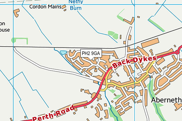 PH2 9GA map - OS VectorMap District (Ordnance Survey) PH2 9GA map - OS VectorMap District (Ordnance Survey)