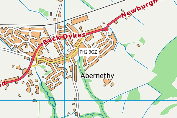 PH2 9GZ map - OS VectorMap District (Ordnance Survey) PH2 9GZ map - OS VectorMap District (Ordnance Survey)