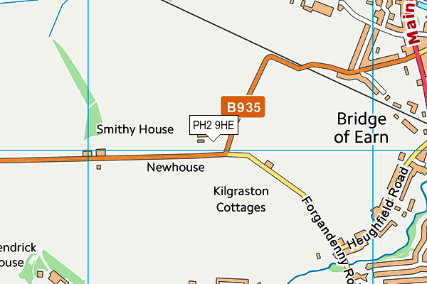 PH2 9HE map - OS VectorMap District (Ordnance Survey) PH2 9HE map - OS VectorMap District (Ordnance Survey)