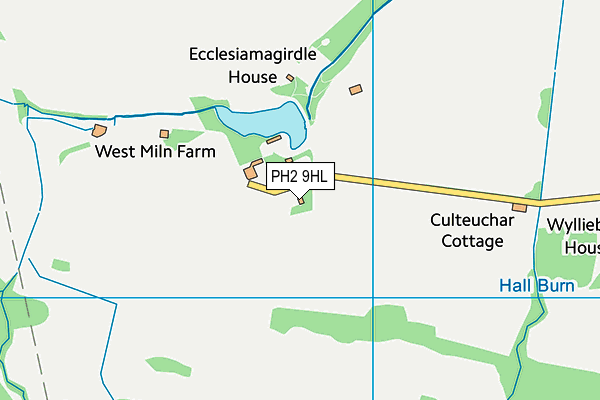 PH2 9HL map - OS VectorMap District (Ordnance Survey) PH2 9HL map - OS VectorMap District (Ordnance Survey)