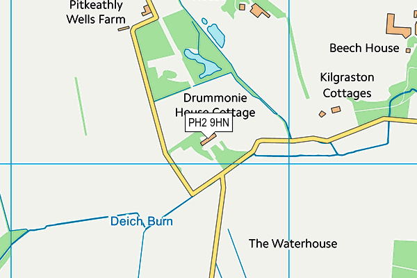 PH2 9HN map - OS VectorMap District (Ordnance Survey) PH2 9HN map - OS VectorMap District (Ordnance Survey)