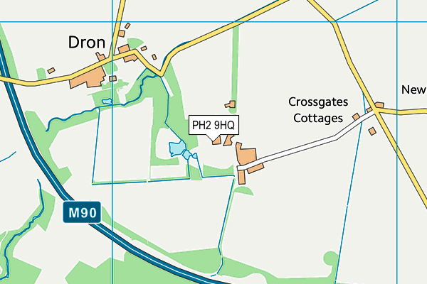 PH2 9HQ map - OS VectorMap District (Ordnance Survey) PH2 9HQ map - OS VectorMap District (Ordnance Survey)