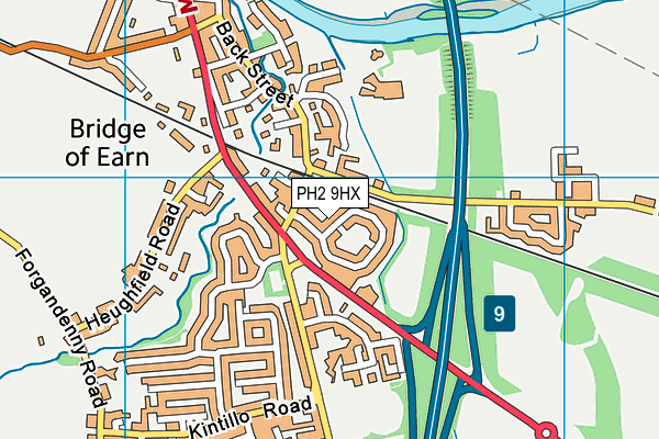 PH2 9HX map - OS VectorMap District (Ordnance Survey) PH2 9HX map - OS VectorMap District (Ordnance Survey)
