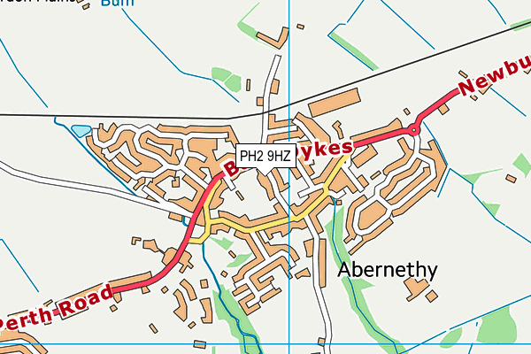 PH2 9HZ map - OS VectorMap District (Ordnance Survey) PH2 9HZ map - OS VectorMap District (Ordnance Survey)