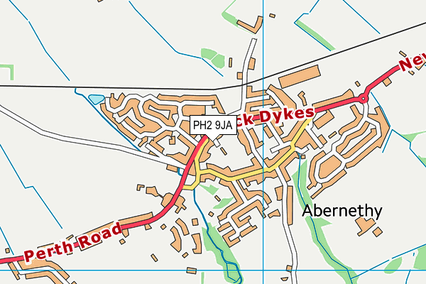 PH2 9JA map - OS VectorMap District (Ordnance Survey) PH2 9JA map - OS VectorMap District (Ordnance Survey)