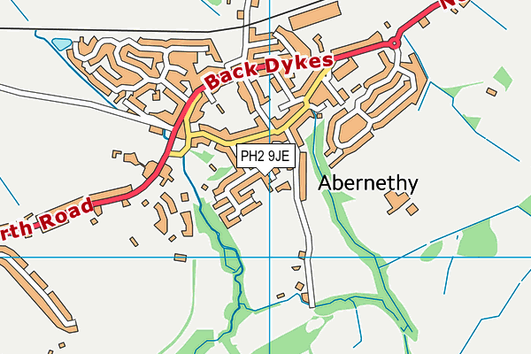 PH2 9JE map - OS VectorMap District (Ordnance Survey) PH2 9JE map - OS VectorMap District (Ordnance Survey)