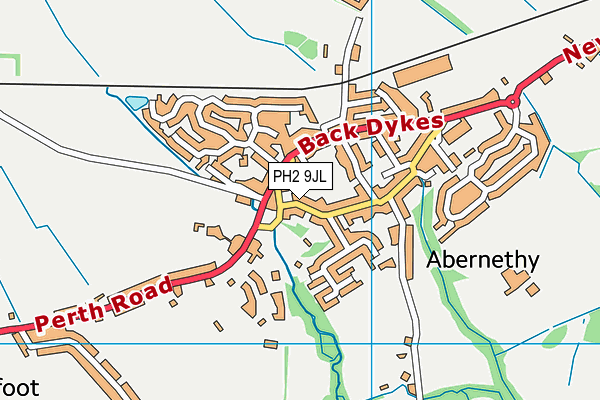 PH2 9JL map - OS VectorMap District (Ordnance Survey) PH2 9JL map - OS VectorMap District (Ordnance Survey)