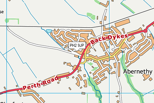 PH2 9JP map - OS VectorMap District (Ordnance Survey) PH2 9JP map - OS VectorMap District (Ordnance Survey)