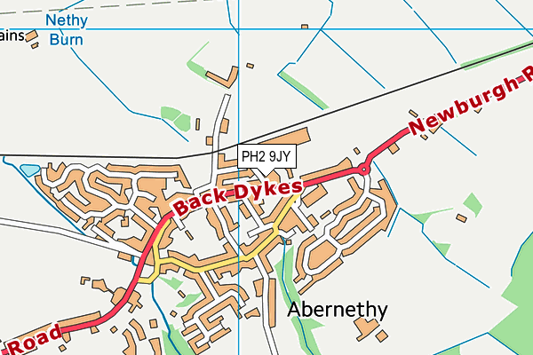 PH2 9JY map - OS VectorMap District (Ordnance Survey) PH2 9JY map - OS VectorMap District (Ordnance Survey)
