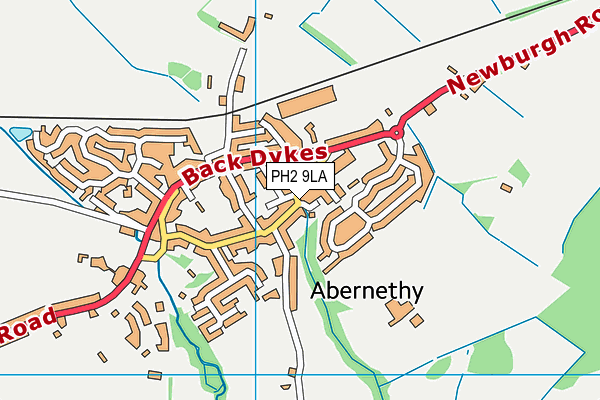 PH2 9LA map - OS VectorMap District (Ordnance Survey) PH2 9LA map - OS VectorMap District (Ordnance Survey)