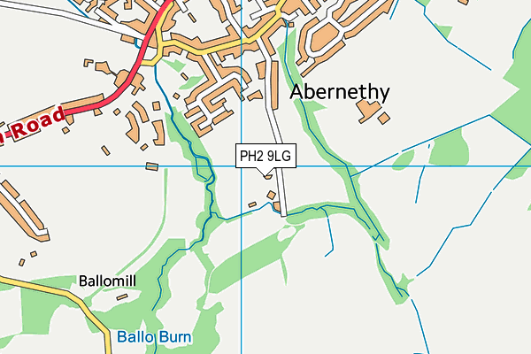 PH2 9LG map - OS VectorMap District (Ordnance Survey) PH2 9LG map - OS VectorMap District (Ordnance Survey)