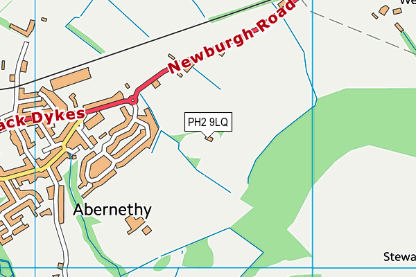 PH2 9LQ map - OS VectorMap District (Ordnance Survey) PH2 9LQ map - OS VectorMap District (Ordnance Survey)