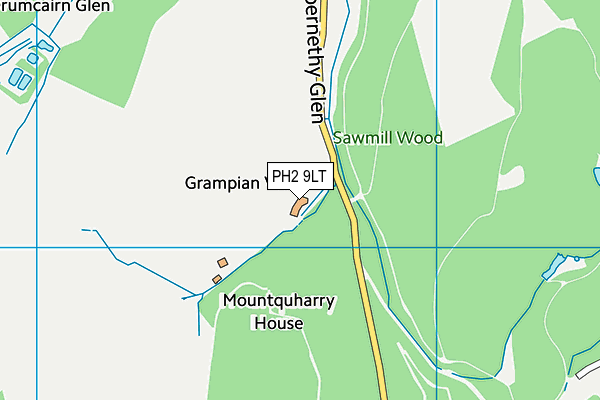PH2 9LT map - OS VectorMap District (Ordnance Survey) PH2 9LT map - OS VectorMap District (Ordnance Survey)