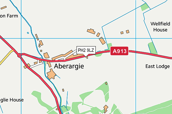 PH2 9LZ map - OS VectorMap District (Ordnance Survey) PH2 9LZ map - OS VectorMap District (Ordnance Survey)