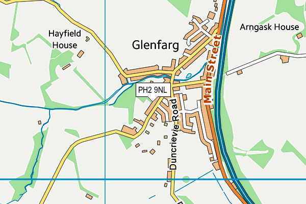 PH2 9NL map - OS VectorMap District (Ordnance Survey) PH2 9NL map - OS VectorMap District (Ordnance Survey)