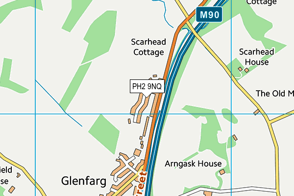 PH2 9NQ map - OS VectorMap District (Ordnance Survey) PH2 9NQ map - OS VectorMap District (Ordnance Survey)
