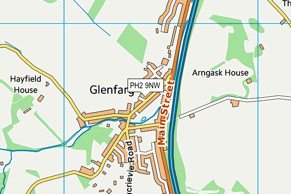 PH2 9NW map - OS VectorMap District (Ordnance Survey) PH2 9NW map - OS VectorMap District (Ordnance Survey)
