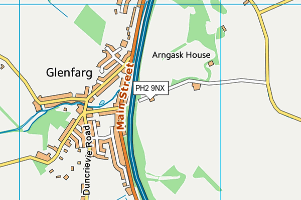 PH2 9NX map - OS VectorMap District (Ordnance Survey) PH2 9NX map - OS VectorMap District (Ordnance Survey)
