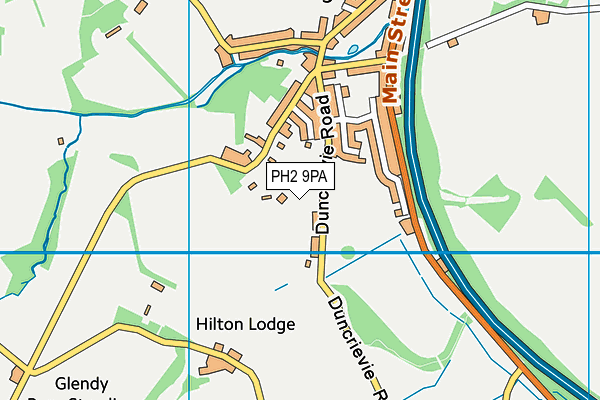 PH2 9PA map - OS VectorMap District (Ordnance Survey) PH2 9PA map - OS VectorMap District (Ordnance Survey)