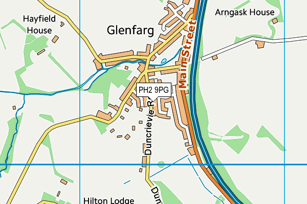 PH2 9PG map - OS VectorMap District (Ordnance Survey) PH2 9PG map - OS VectorMap District (Ordnance Survey)