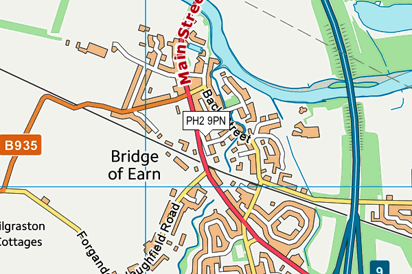 PH2 9PN map - OS VectorMap District (Ordnance Survey) PH2 9PN map - OS VectorMap District (Ordnance Survey)
