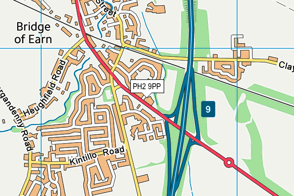 PH2 9PP map - OS VectorMap District (Ordnance Survey) PH2 9PP map - OS VectorMap District (Ordnance Survey)