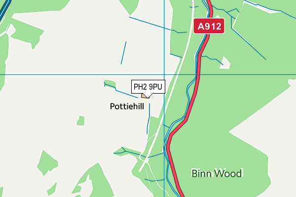 PH2 9PU map - OS VectorMap District (Ordnance Survey) PH2 9PU map - OS VectorMap District (Ordnance Survey)