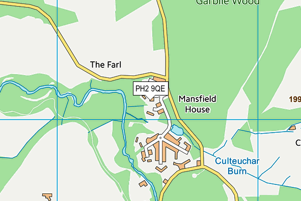 PH2 9QE map - OS VectorMap District (Ordnance Survey) PH2 9QE map - OS VectorMap District (Ordnance Survey)