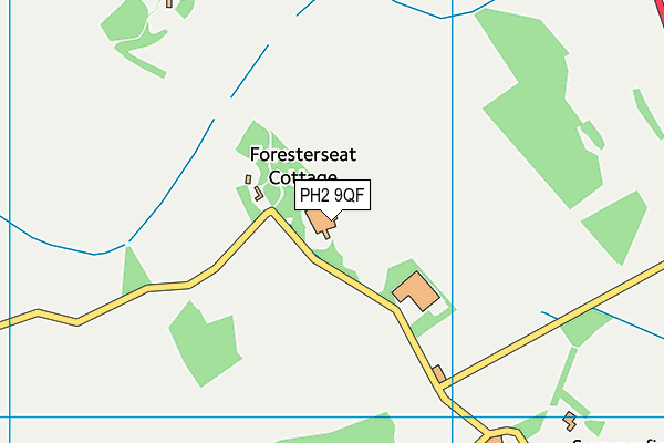 PH2 9QF map - OS VectorMap District (Ordnance Survey) PH2 9QF map - OS VectorMap District (Ordnance Survey)