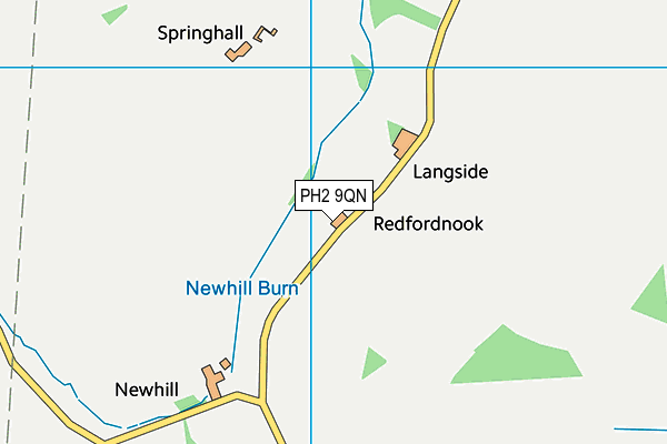 PH2 9QN map - OS VectorMap District (Ordnance Survey) PH2 9QN map - OS VectorMap District (Ordnance Survey)