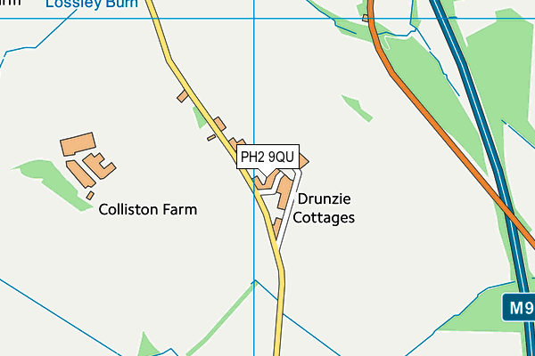 PH2 9QU map - OS VectorMap District (Ordnance Survey) PH2 9QU map - OS VectorMap District (Ordnance Survey)