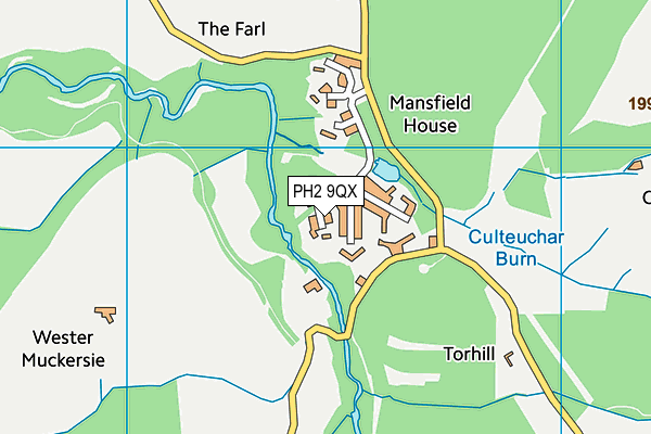 PH2 9QX map - OS VectorMap District (Ordnance Survey) PH2 9QX map - OS VectorMap District (Ordnance Survey)