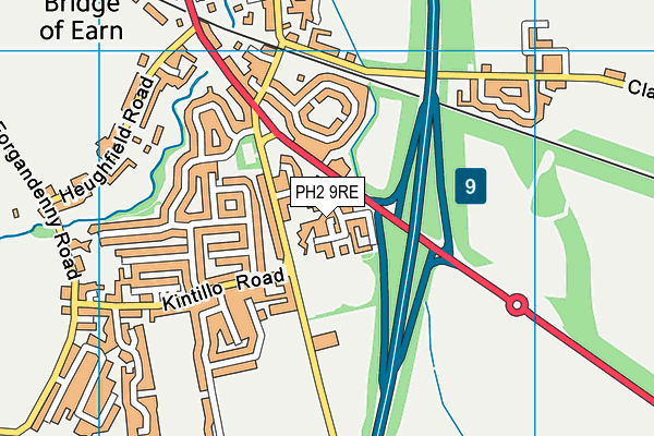 PH2 9RE map - OS VectorMap District (Ordnance Survey) PH2 9RE map - OS VectorMap District (Ordnance Survey)