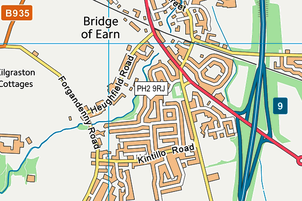 PH2 9RJ map - OS VectorMap District (Ordnance Survey) PH2 9RJ map - OS VectorMap District (Ordnance Survey)