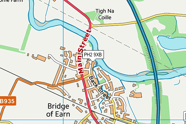 PH2 9XB map - OS VectorMap District (Ordnance Survey) PH2 9XB map - OS VectorMap District (Ordnance Survey)