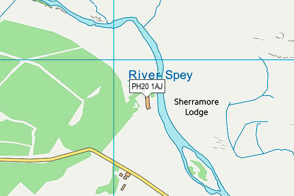PH20 1AJ map - OS VectorMap District (Ordnance Survey) PH20 1AJ map - OS VectorMap District (Ordnance Survey)