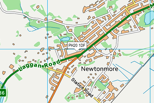 PH20 1DF map - OS VectorMap District (Ordnance Survey) PH20 1DF map - OS VectorMap District (Ordnance Survey)