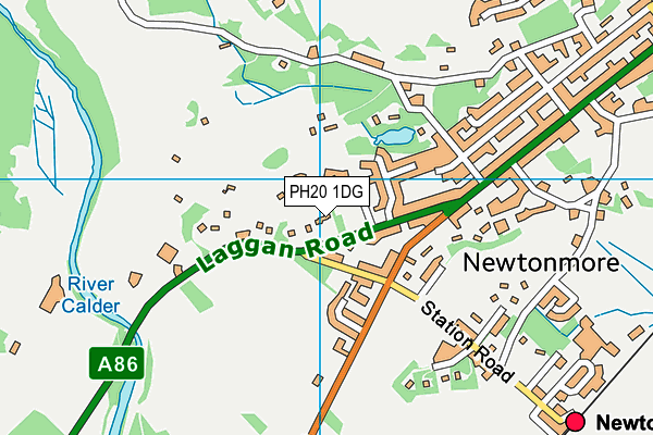 PH20 1DG map - OS VectorMap District (Ordnance Survey) PH20 1DG map - OS VectorMap District (Ordnance Survey)