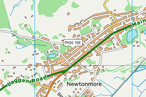 PH20 1EE map - OS VectorMap District (Ordnance Survey) PH20 1EE map - OS VectorMap District (Ordnance Survey)