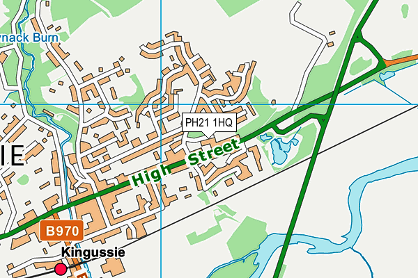 PH21 1HQ map - OS VectorMap District (Ordnance Survey)