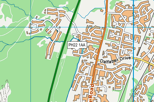 PH22 1AA map - OS VectorMap District (Ordnance Survey) PH22 1AA map - OS VectorMap District (Ordnance Survey)