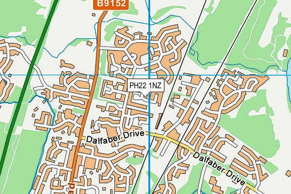 PH22 1NZ map - OS VectorMap District (Ordnance Survey) PH22 1NZ map - OS VectorMap District (Ordnance Survey)