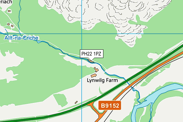 PH22 1PZ map - OS VectorMap District (Ordnance Survey) PH22 1PZ map - OS VectorMap District (Ordnance Survey)