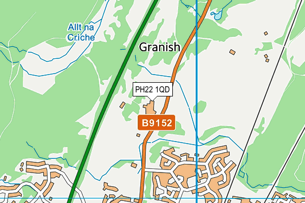 PH22 1QD map - OS VectorMap District (Ordnance Survey) PH22 1QD map - OS VectorMap District (Ordnance Survey)