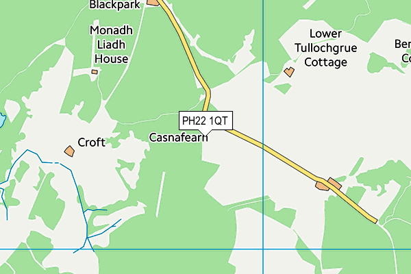 PH22 1QT map - OS VectorMap District (Ordnance Survey)
