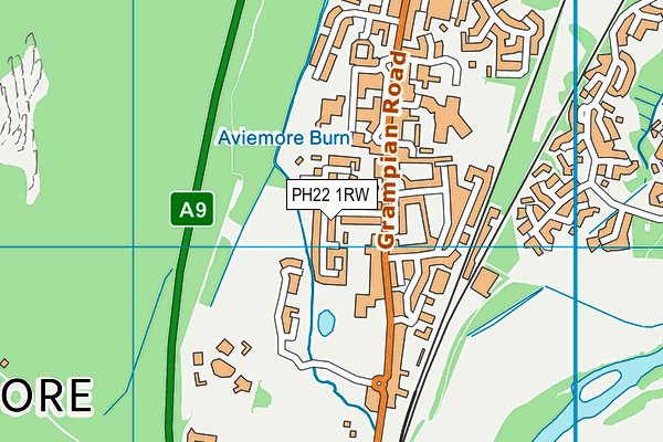 PH22 1RW map - OS VectorMap District (Ordnance Survey)
