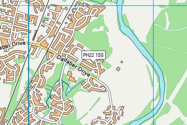 PH22 1SS map - OS VectorMap District (Ordnance Survey)