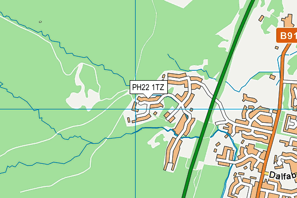 PH22 1TZ map - OS VectorMap District (Ordnance Survey) PH22 1TZ map - OS VectorMap District (Ordnance Survey)